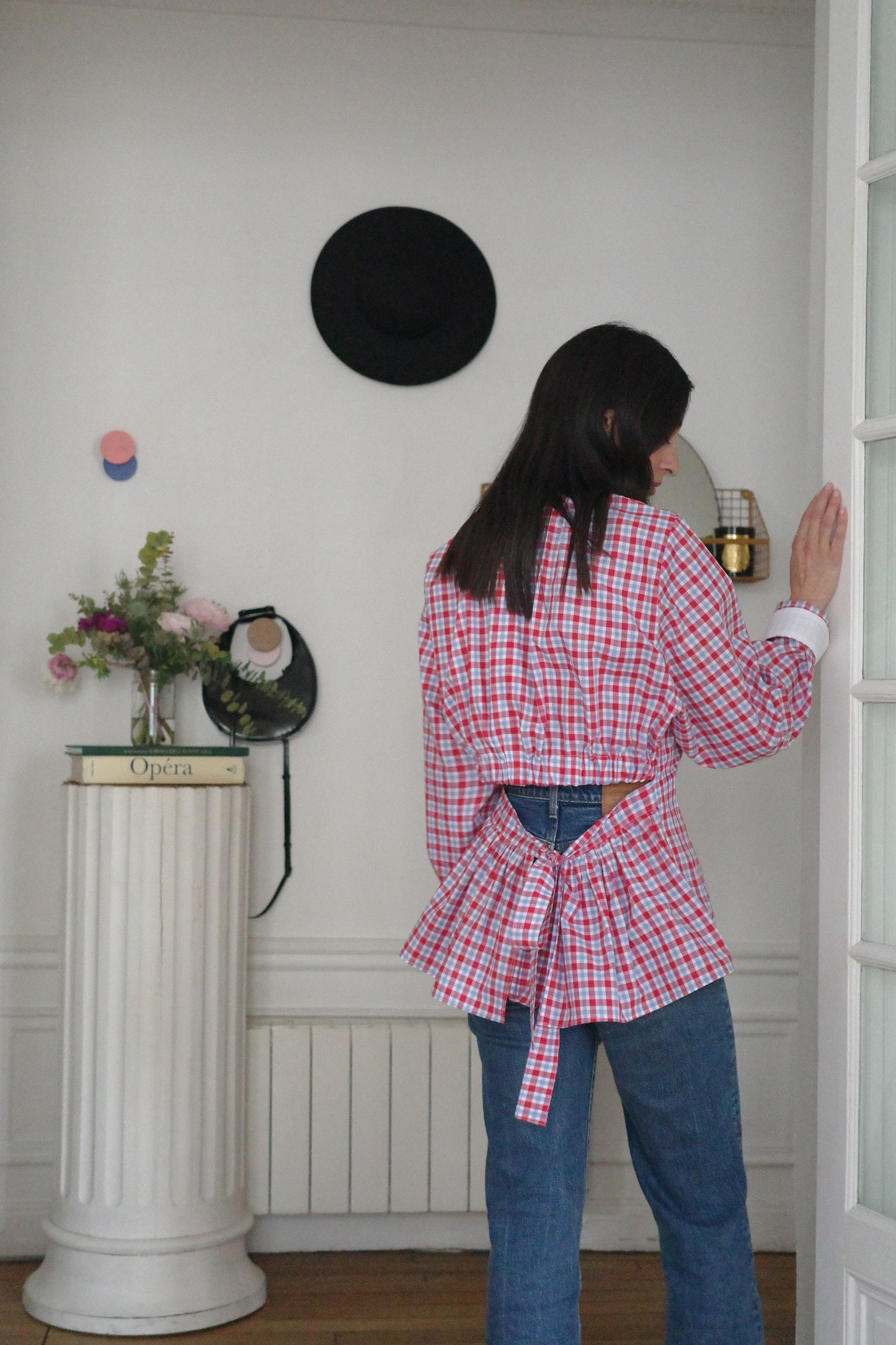 Blouse Brise du soir rouge
