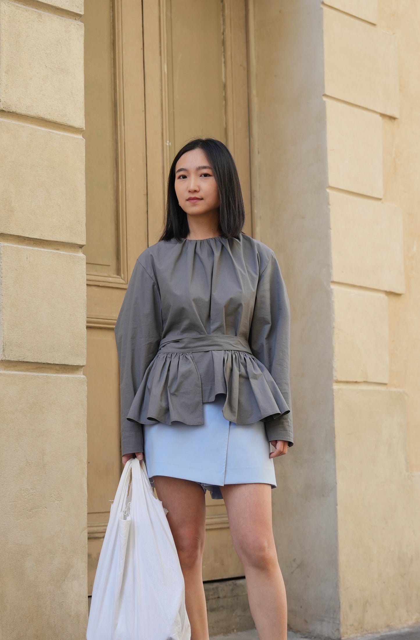 Blouse Brise du soir gris
