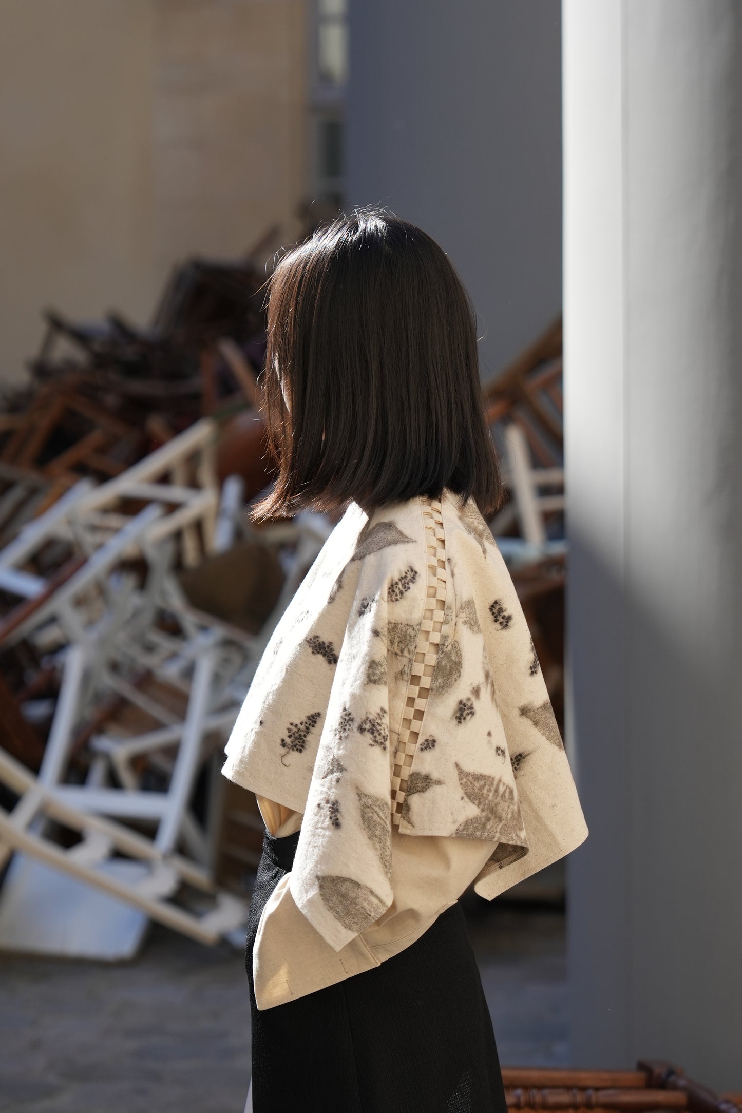 Blouse Crépuscule-Belle feuille