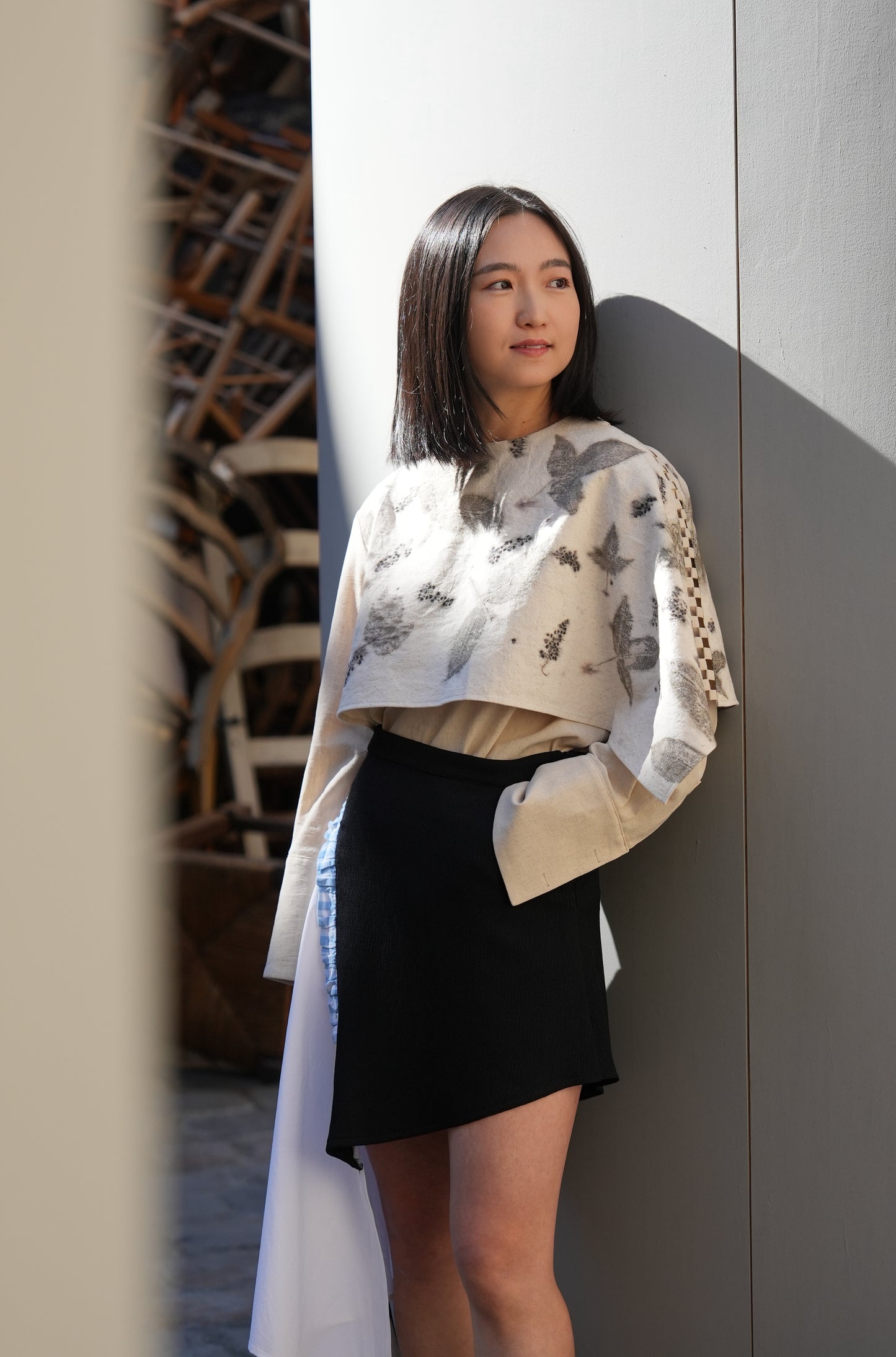 Blouse Crépuscule-Belle feuille